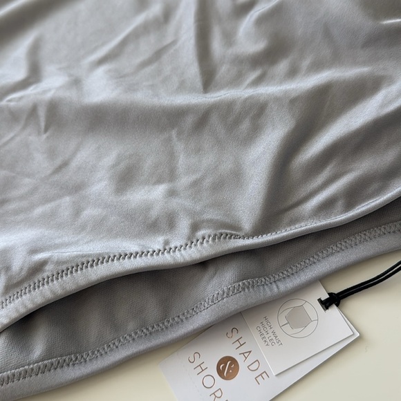 Shade & Shore Gray Ruched Bandeau Bikini Top|High-Waisted Bikini Bottom 2X. NWT - Picture 5 of 15